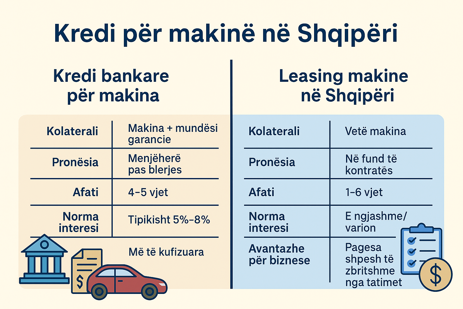 Kredi për makinë në Shqipëri