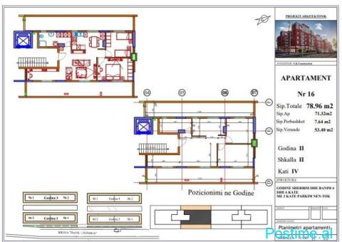 Shitet apartament 2+1 ne Selite tek Xhamia/ 138,000 - 2/5