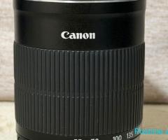Canon EF-S 55-250mm F4-5.6 is STM, Telephoto, Black
