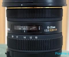 SIGMA FOR NIKON 10-20MM WIDE ANGLE
