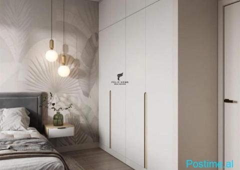 APARTAMENT ME QERA 1+1 STACIONI TRENIT 400 EURO - 1/5