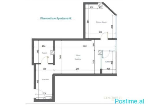Shitet Apartament 1+1 – Rruga e Kavajës - 3/5