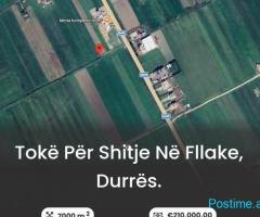 Tokë për Shitje në Fllake, Durrës.