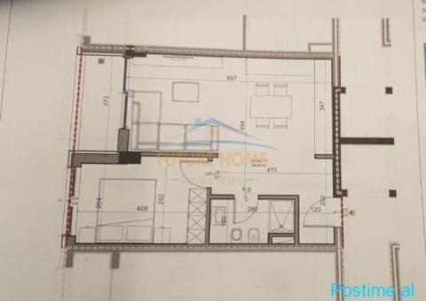 0692268458 Shitet, Apartament 1+1+Post parkimi, Pazari i Ri, - 4/5