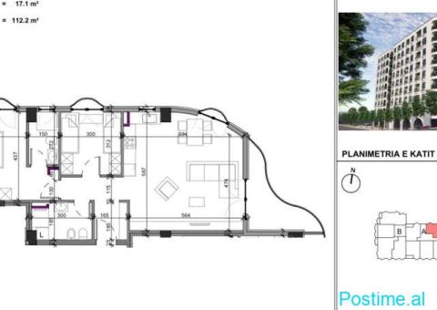 Shiten 2 Garazhe sip.60 m2 tek restorant Fresku Tirane - 4/5