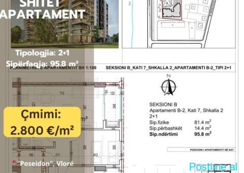 Shitet apartament - 1/5