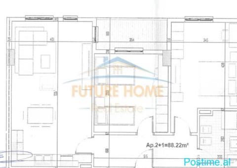 SHITET APARTAMENT 2+1 NE RING SIDE, PASKUQAN - 3/5