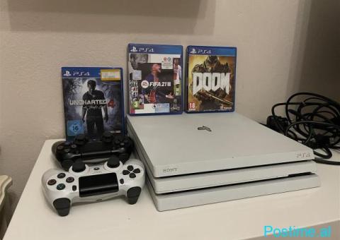 Ps4 Pro I bardhe limited edition I kompletuar - 1/5