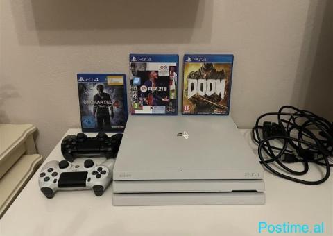 Ps4 Pro I bardhe limited edition I kompletuar - 3/5