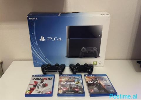 PS4 Classic ne kuti gjendje 10/10 me dy leva dhe lojra - 1/5