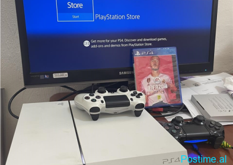 PS4 I bardhe OKAZION me dy leva dhe lojra - 2/5