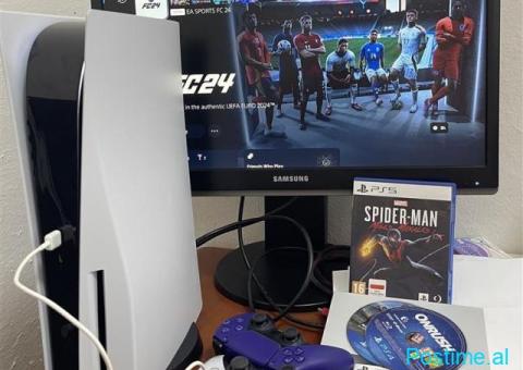Ps5 disc edition me dy leva dhe lojra super gjendje - 1/5