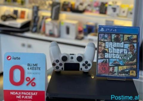 SONY PS4 SLIM 1TB + 1 LEVE + GTA V DISK - 1/5