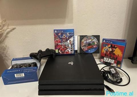 PS4 PRO 1 terabyte Ultra 4K me dy leva super pajisje - 1/5