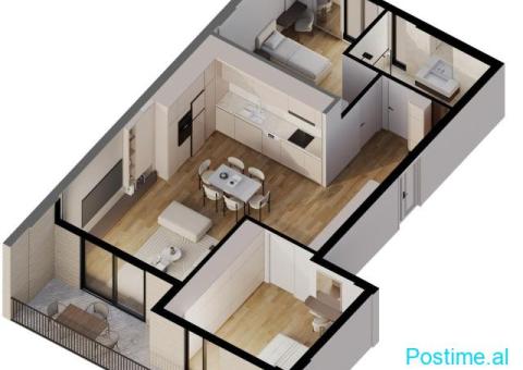 🏢 Disponojme apartamente për shitje në qendër të Librazhdit - 3/5