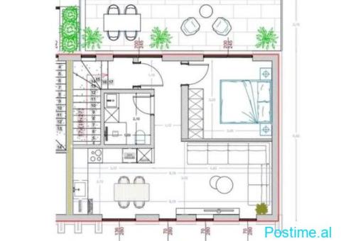 TEG - Rezidenca West Home, Shitet Apartament 1+1 - 4/5