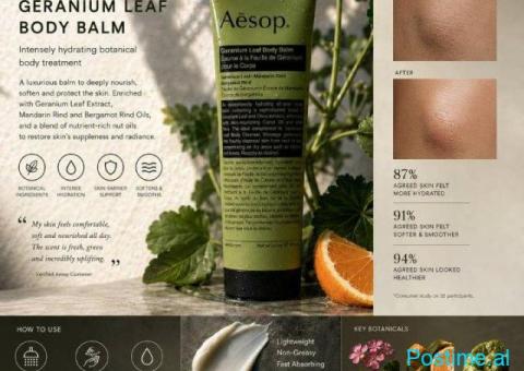 Balsami për Trupin Aesop Geranium Leaf 100 ml