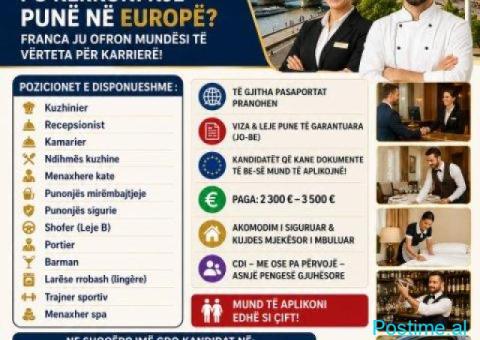 Dëshironi të punoni dhe të jetoni ligjërisht në Francë?