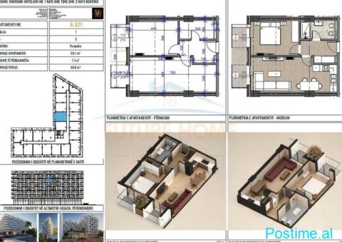 0696044407 Shitet, Apartament 1+1, Rezidenca Dragot 2 Golem - 4/5