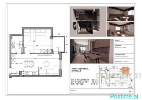0683005058 SHITET APARTAMENT 1+1 TEK SHKEMBI I KAVAJES - 9/10