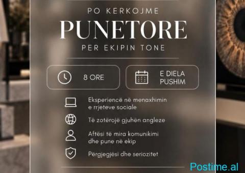 Kerkohet punetore marketingu !!!