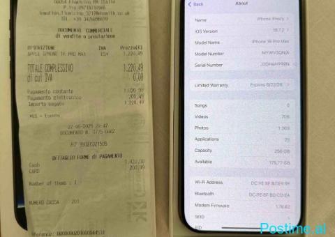 Iphone 16 pro max 256 gb Italie Ce - 3/3