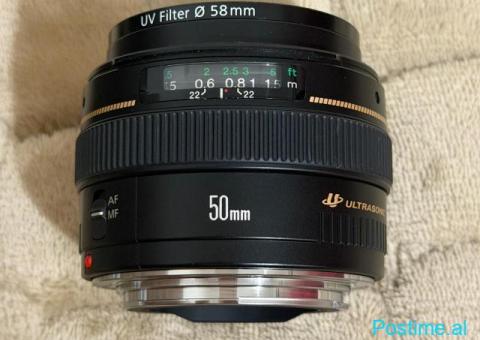 Canon EF 50mm f/1.4 USM Standard and Medium Telephoto Lens - 4/10