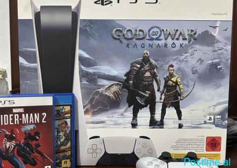 PS5 Disc edition ne kuti si I ri God of War Bundle me dy l