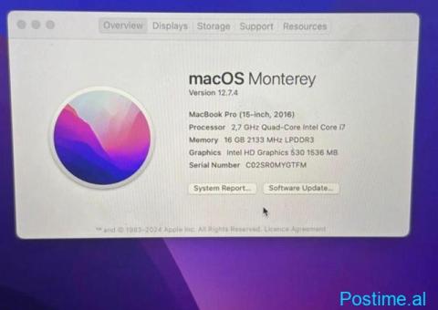 Macbook pro 2016 15 inch AKULL - 2/3