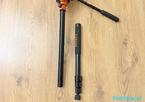 COMAN Travel Video Tripod Monopod With Q6 Fluid Head - 2/10