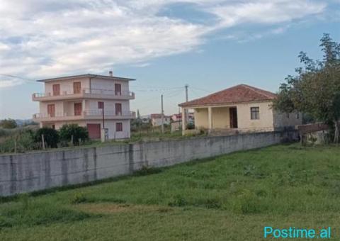 TOKË ME SHTËPI GJYSË TË PËRFUNDUAR - 1/8