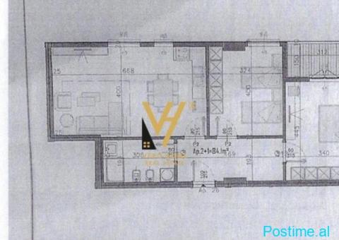 SHITET APARTAMENT 2+1+BLK NE KAMEZ 85.000 EURO - 2/2