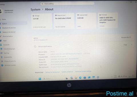 HP 255 G3 256/8 GB ***LEXO NJOFTIMIN*** - 4/4
