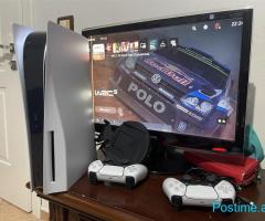 Ps5 disc edition me dy leva dhe lojra te instaluara
