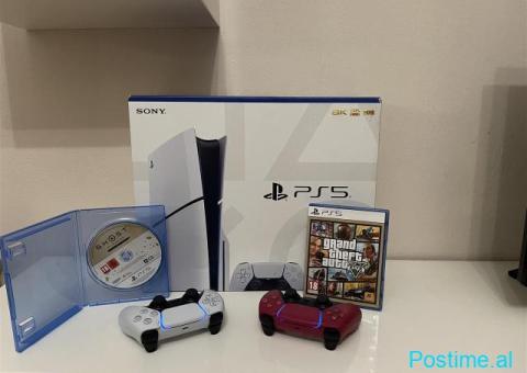 PS5 Slim I ri me dy leva dhe lojra