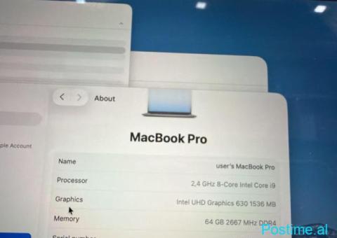 MACBOOK PRO 16'' i9 1TERA 64GB RAM - 2/2
