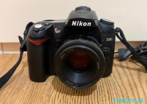 Nikon D90 12.3MP Digital SLR Camera Body 50mm f 1.8D Lens - 5/6