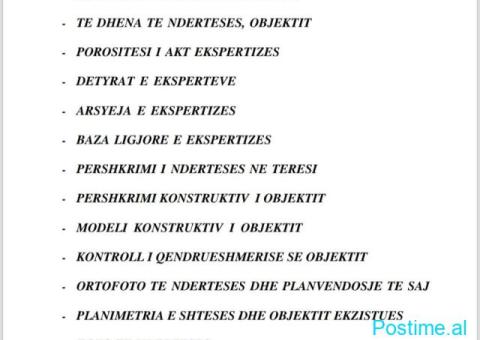 Akt Ekspertize dhe Akt Qendrueshmerie - Leje Legalizimi