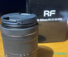 Lente canon rf 24-105 f4-7.1 IS STM