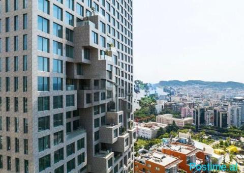 🏙️ Shitet Apartament 3+1+2 në Downtown One – Tiranë ✨