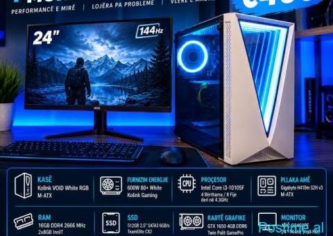 PC GAMING + MONITOR 24' 144Hz