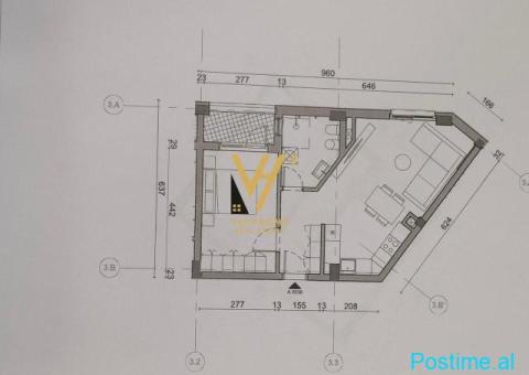 SHITET APARTAMENT 1+1+BLK TE REZ.OXA, FRESK 9.500.000 LEKE - 2/3