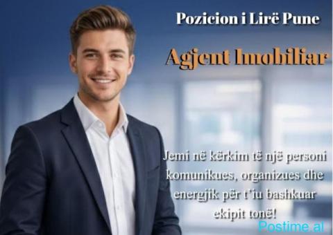 POZICION I LIRË PUNE Agjent Imobiliar