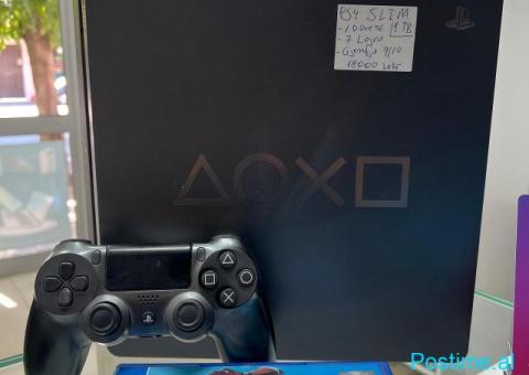 PLAY STATION 4 SLIM - 3/4