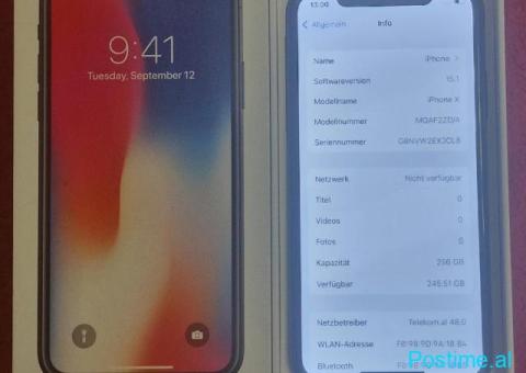 iPhone X 256GB – iOS 15.1 (Rast i Rrallë / Jailbreak & Troll