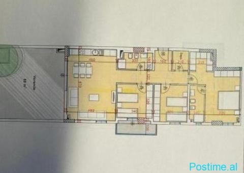 Shitet Apartament 3+1+2 me Verandë – Rezidenca Erli, Porcela - 8/8
