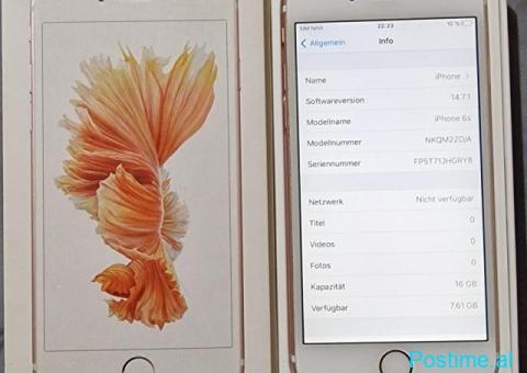 🔥 SHITET: iPhone 6s 16GB Rose Gold – iOS 14.7.1 🔥 - 2/2