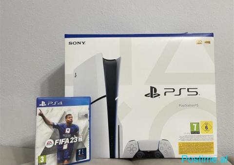 Ps5 Slim I ri ne kuti + FIFA 23 I kompletuar super gjendje