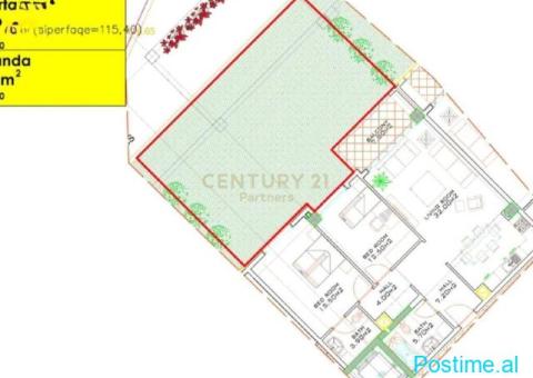 SHESIM APARTAMENT 2+1+2 tualete + VERANDE TEK LIQENI I THATE - 2/5