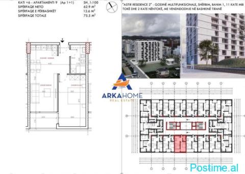OKAZION APARTAMENT 1+1 'ASTIR' FAZE GROPE 79.275 EURO